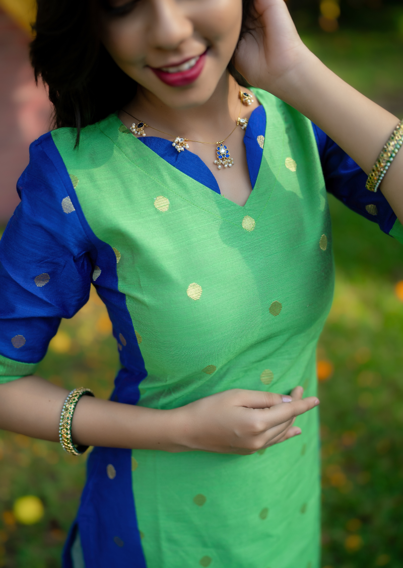 Green Sapphire Kurti