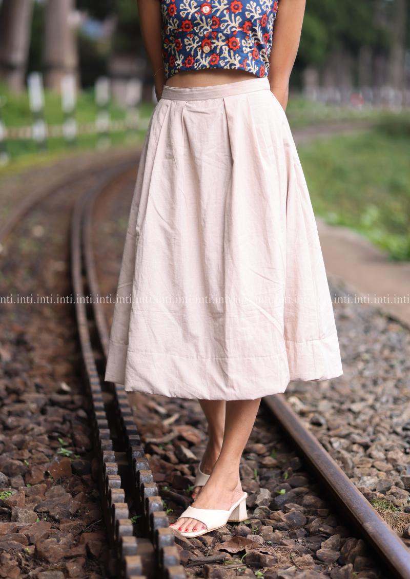 Sailor's Heart Crop Top and Skirt