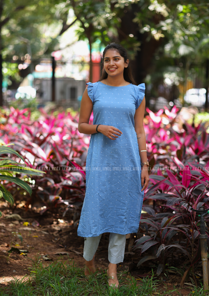 Icy Blue Top & Pant Set