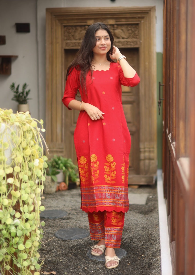 Mayura Pushpam Top & Pant Set