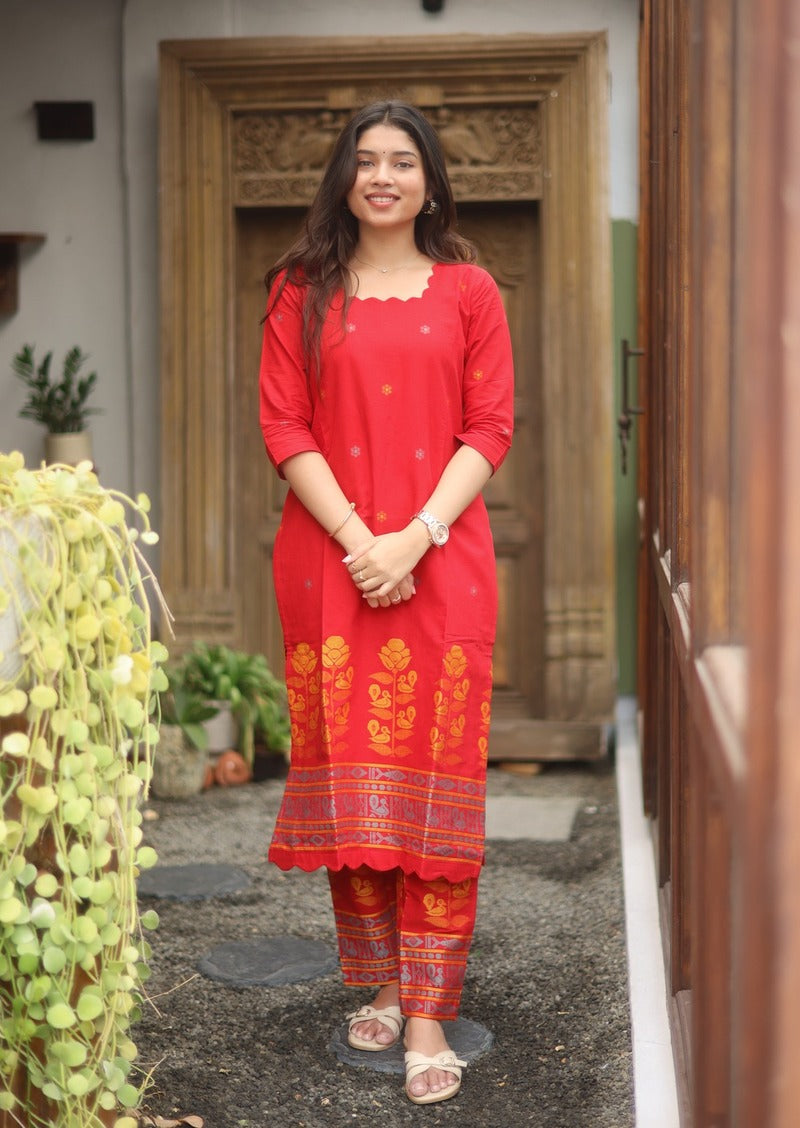 Mayura Pushpam Top & Pant Set