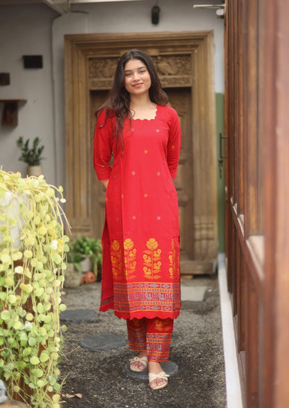 Mayura Pushpam Top & Pant Set
