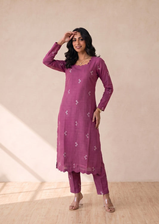 Camellia Allure Top & Pant Set