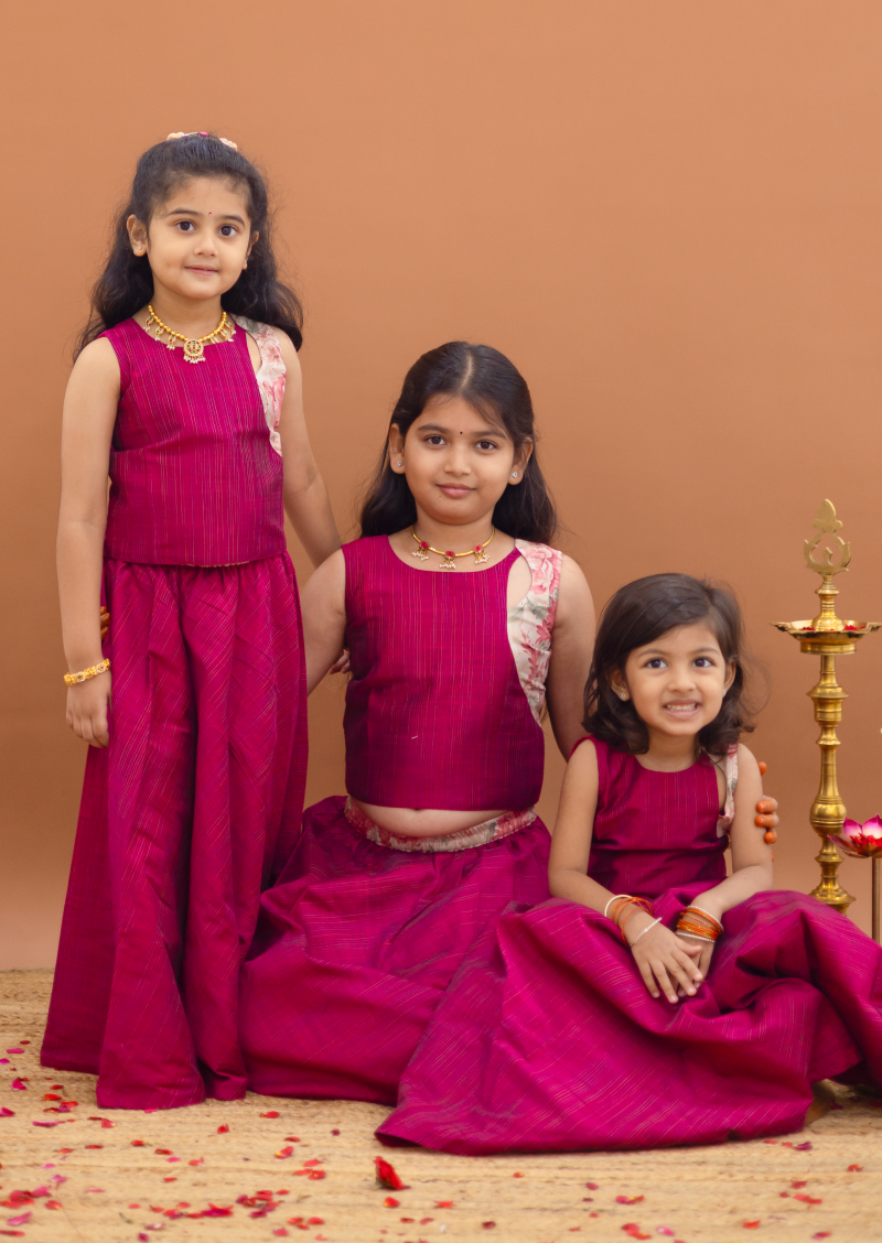 Dolly Dip Kids Crop Top & Skirt Set