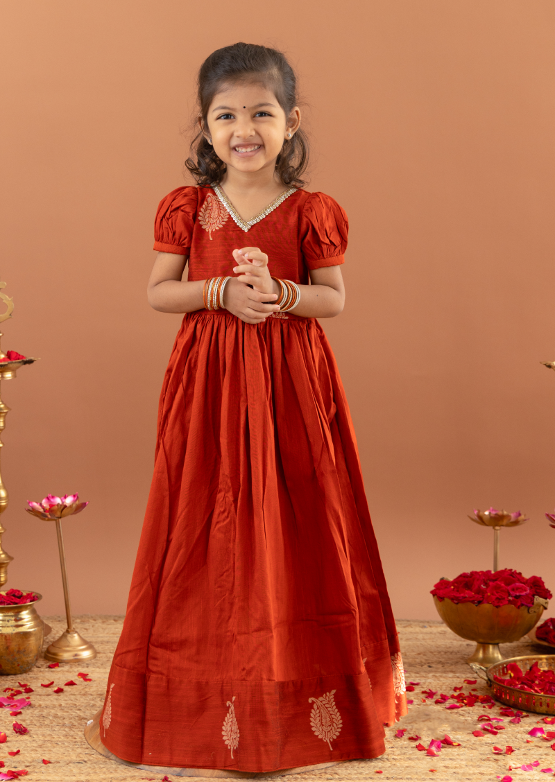Rusty Dottie Kids Frock