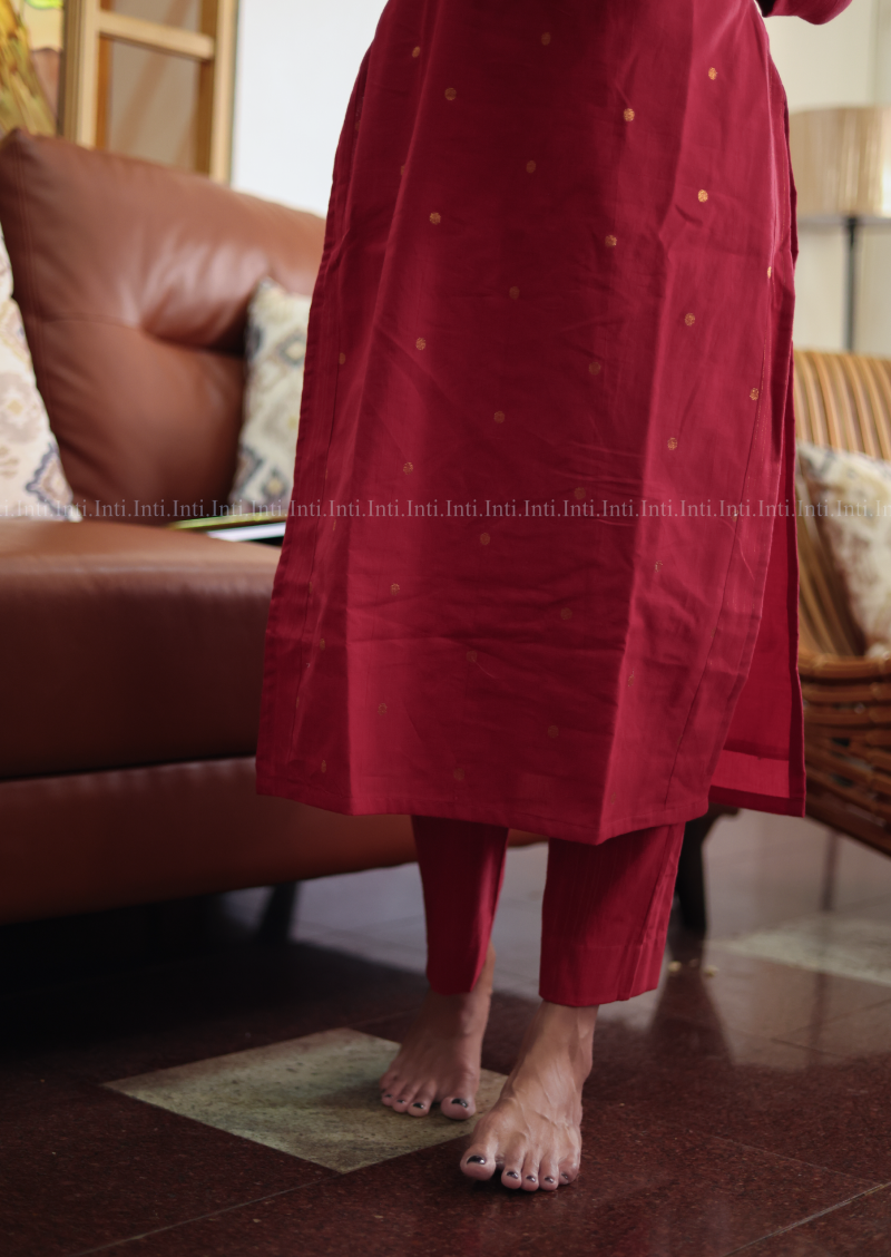 Lady in Red Top & Pant Set