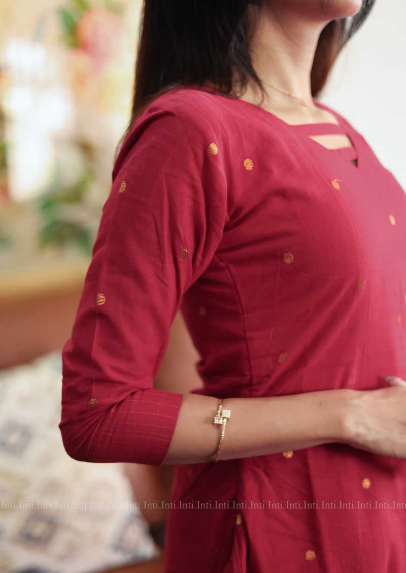 Lady in Red Top & Pant Set