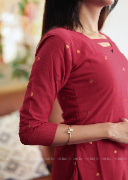 Lady in Red Top & Pant Set
