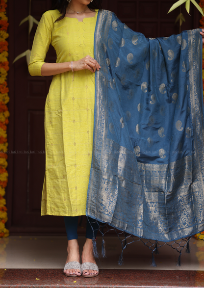 Meadow Charm Top & Dupatta Set