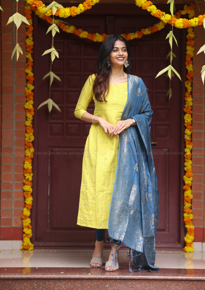 Meadow Charm Top & Dupatta Set