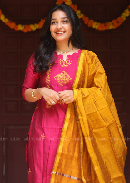 Lotus Threshold Salwar Suit