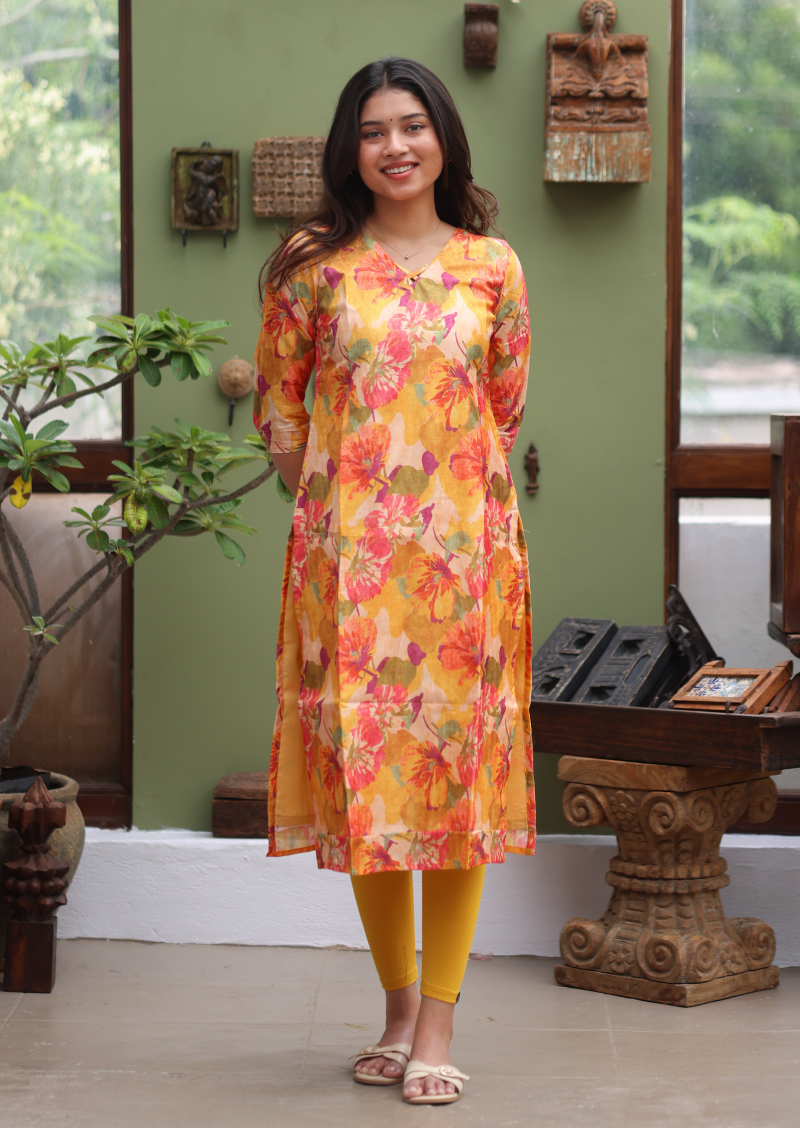 Marigold Garden Kurti