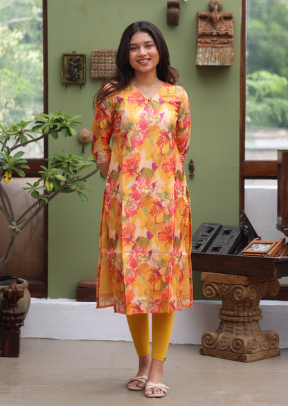 Marigold Garden Kurti
