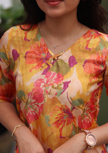 Marigold Garden Kurti