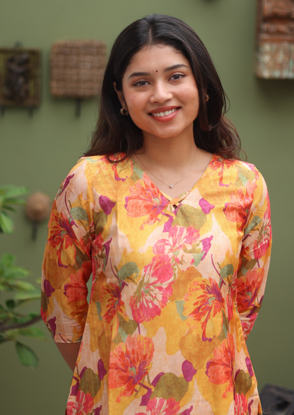 Marigold Garden Kurti