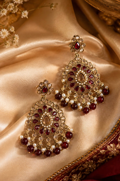 Opulent Ruby Earrings