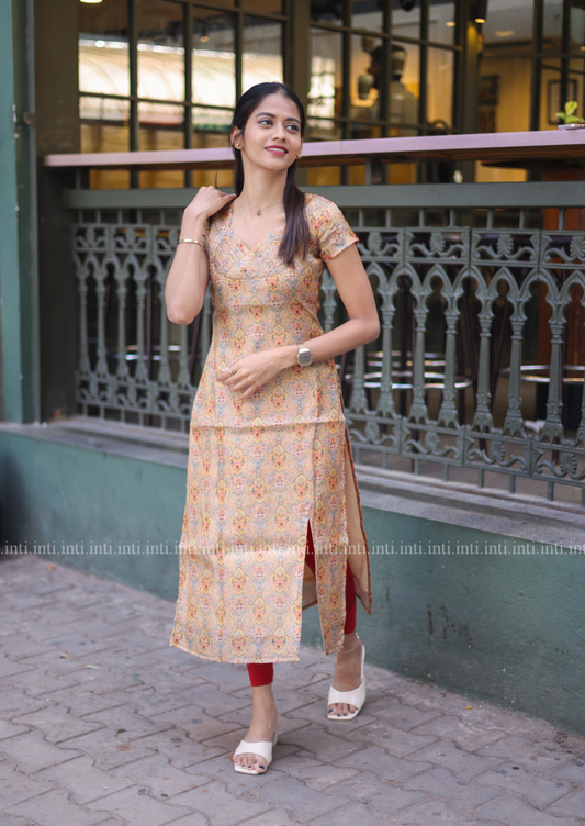 Mustard Muse Kurti