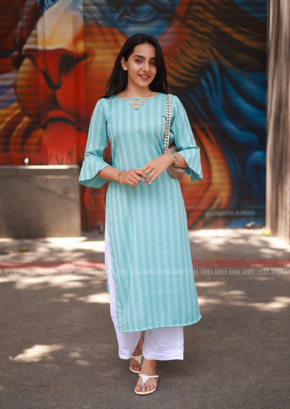 Blue Rhythm Top & Pant Set