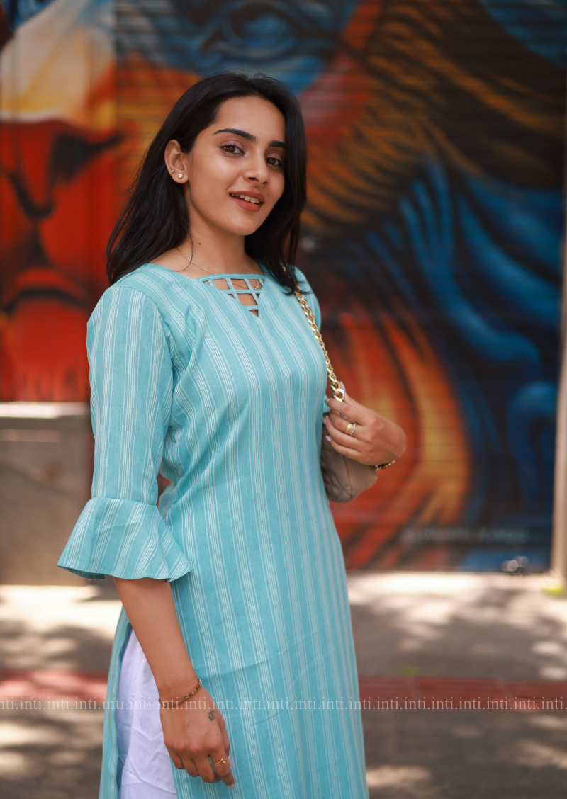 Blue Rhythm Top & Pant Set