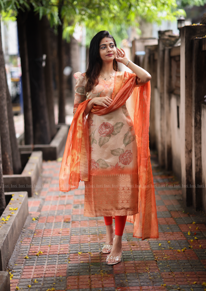 Mari Glow Top & Dupatta Set