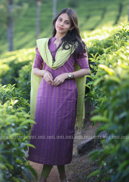 Wild Lavender Top & Dupatta Set