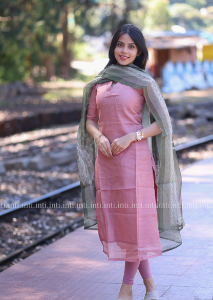 Pastel Harmony Top And Dupatta Set