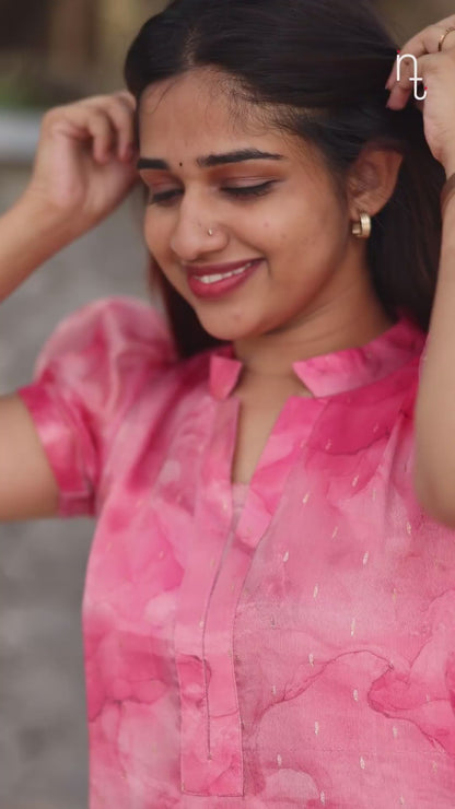 Flamingo Flair Kurti