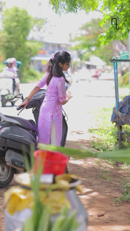 Lilac Wonder  Kurti