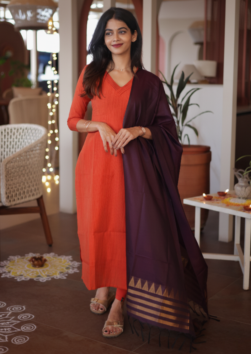 Divine Essance Top & Dupatta Set