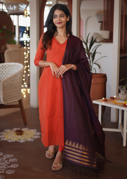 Divine Essance Top & Dupatta Set