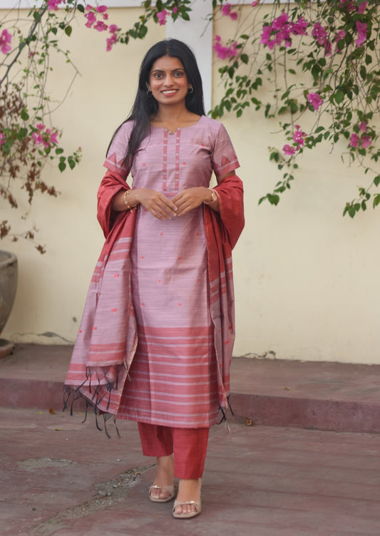 Ruhani Lilace Salwar Suit