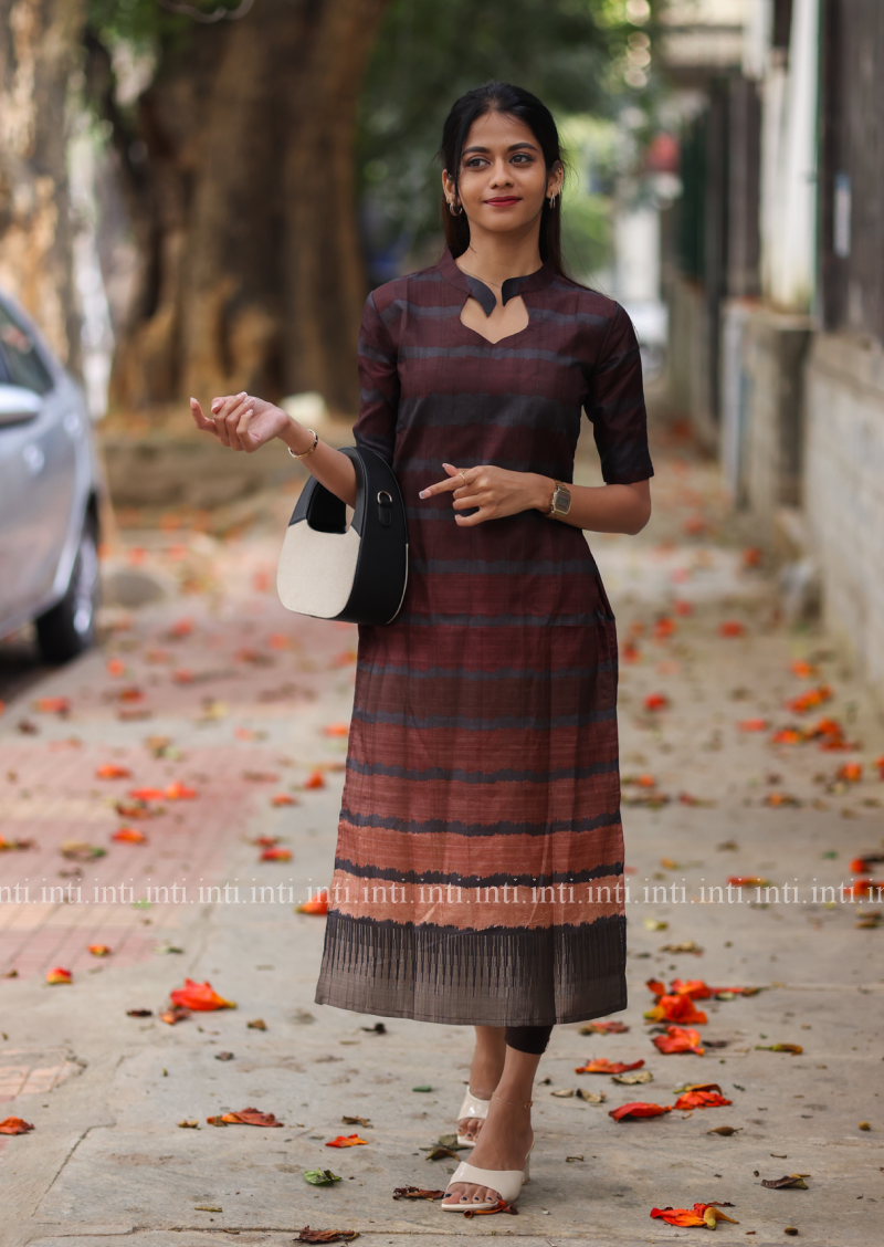 Sangria Stripes Kurti