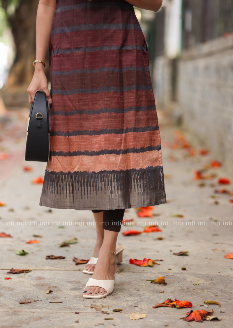 Sangria Stripes Kurti