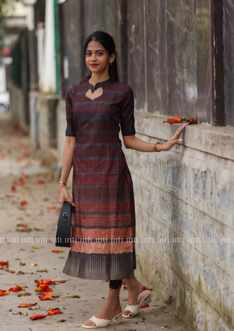 Sangria Stripes Kurti