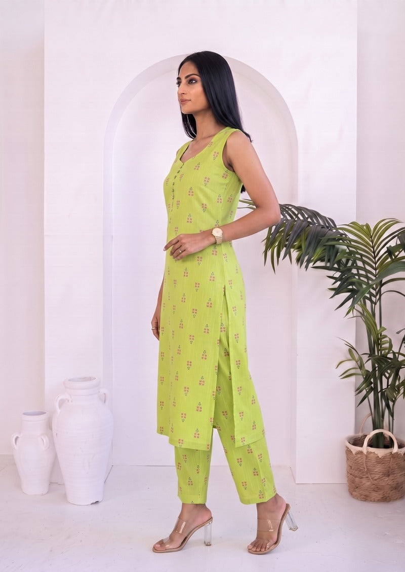 Elovira Weft Top & pant Set