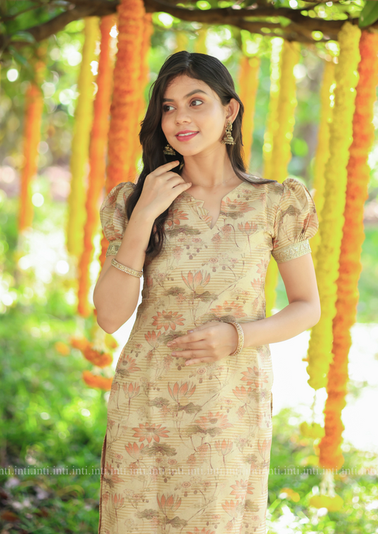 Lotus Sunrise Kurti