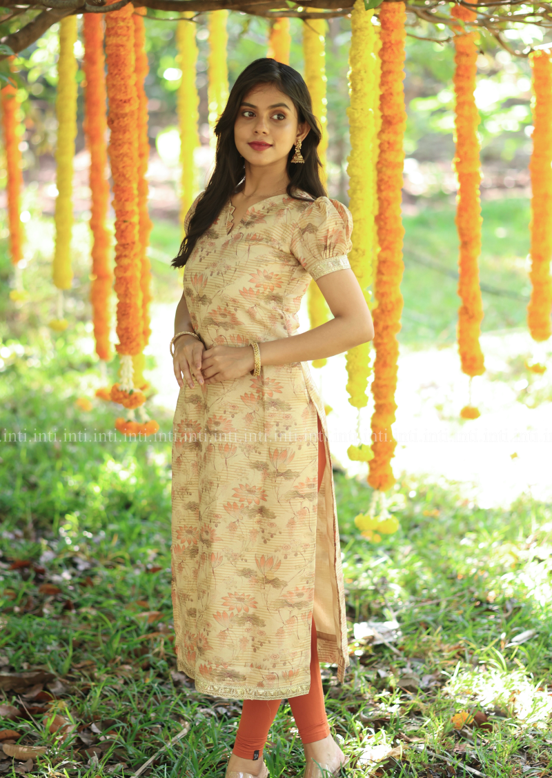 Lotus Sunrise Kurti