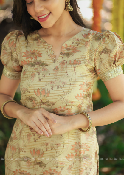 Lotus Sunrise Kurti