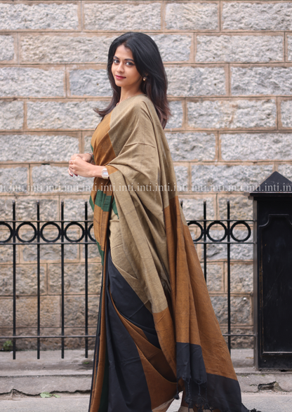 Stripe Symphony Saree