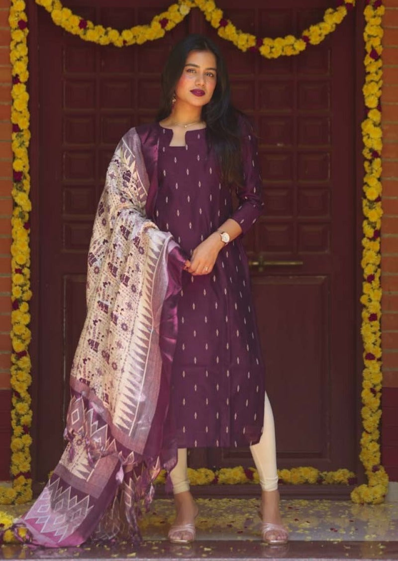 Vesper Vine Top & Dupatta Set