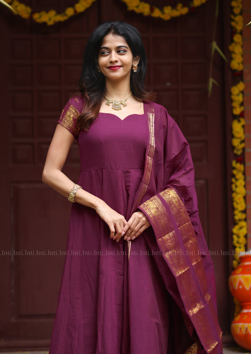 Ishani Wine Anarkali